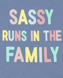 Baby And Toddler Girls Sassy Graphic Tee 2-Pack