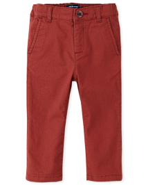 Baby And Toddler Boys Uniform Stretch Straight Chino Pants