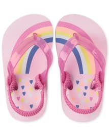 Toddler rainbow flip flops outlet