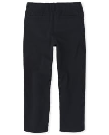 Pantalon chino droit extensible à enfiler pour garçon