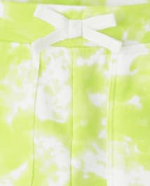 Short en molleton tie-dye pour fille