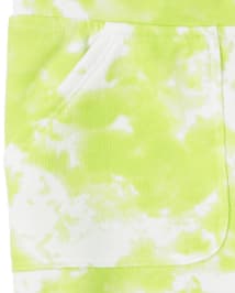 Short en molleton tie-dye pour fille