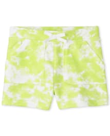 Short en molleton tie-dye pour fille