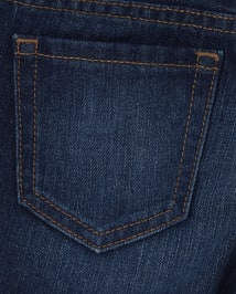 Short en jean avec ceinture pour fille