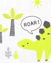 Ensemble de vêtements de jeu 4 pièces Dino pour bébé garçon