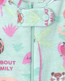 Baby And Toddler Girls Animal Snug Fit Cotton One Piece Pajamas