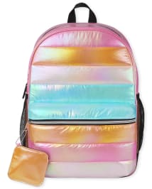 Girls Quilted Backpack MULTI CLR The Children s Place CA