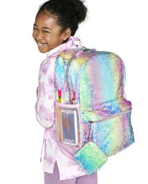Girls Rainbow Sequin Backpack MULTI The Children s Place CA