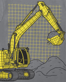Toddler Boys Construction Graphic Tee 3-Pack