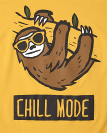 T-shirt graphique Chill Mode pour garçon