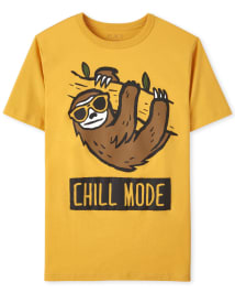 T-shirt graphique Chill Mode pour garçon