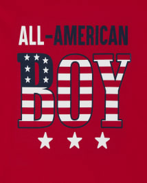 Boys Matching Family Americana All American Graphic Tee