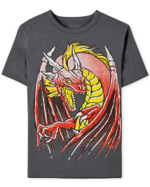 T-shirt graphique dragon pour garçon