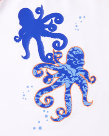 Baby And Toddler Boys Octopus Swimsuit