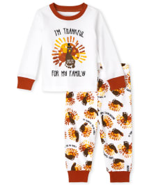 Baby thanksgiving pajamas 2025