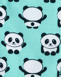 Baby And Toddler Girls Unicorn Panda Snug Fit Cotton Pajamas 2-Pack