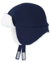 Baby boy trapper hat and mittens on sale