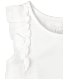 Lot de 4 hauts volants imprimés pour petites filles