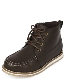 Boys lace deals up boots