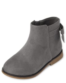 Girls grey booties shop