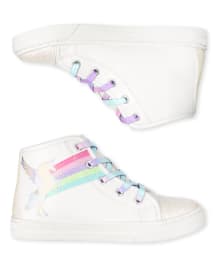 Girls unicorn hot sale high tops