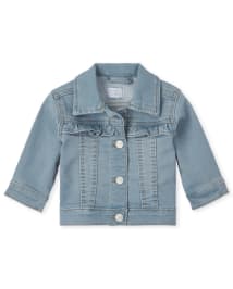 Girls soft denim jacket hot sale