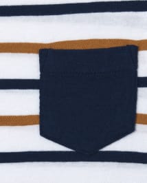 Lot de 3 hauts rayés pour bébé et tout-petit garçon