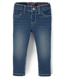 Jegging en denim extensible pour bébé et toute-petite fille