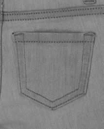 Baby And Toddler Girls Stretch Knit Twill Jeggings The