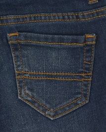 Lot de 2 jeans droits extensibles pour bébé et tout-petit garçon
