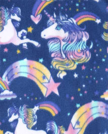 Girls Rainbow Unicorn Pajama Pants  The Children's Place CA - MAZARINE BLUE