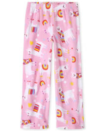 Girls Llama Pajama Pants PINK The Children s Place CA