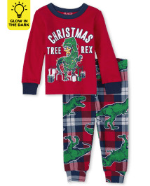 Christmas tree rex pajamas outlet