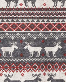 Unisex Baby And Toddler Matching Family Thermal Reindeer Fairisle Snug Fit Cotton One Piece Pajamas