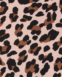 Baby And Toddler Girls Leopard Snug Fit Cotton One Piece Pajamas 2-Pack