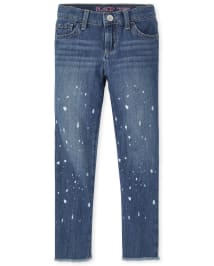 Girls Paint Splatter Girlfriend Jeans The Children s Place CA