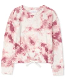 Girls tie dye sweatshirt hotsell