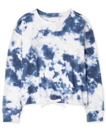 Girls tie dye sweatshirt hotsell