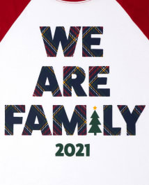 Unisex Adult Matching Family Christmas We Are Family 2021 Cotton Pajamas TIDAL The Children s Place CA