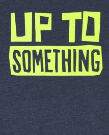 Baby And Toddler Boys Up To Something Graphic Tee