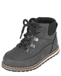 Boys grey boots top