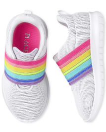Toddler Girls Rainbow Sneakers WHITE The Children s Place CA