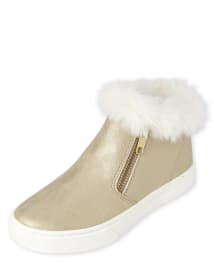 Girls Metallic Sneaker Boots GOLD The Children s Place CA
