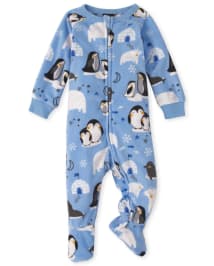 Fleece penguin pajamas new arrivals