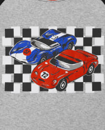 Boys Race Car Snug Fit Cotton Pajamas