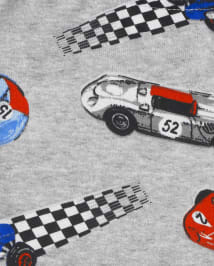 Boys Race Car Snug Fit Cotton Pajamas