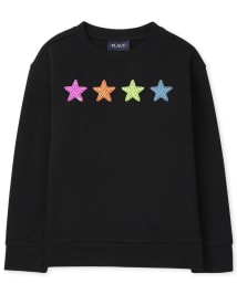 Sequin star sweatshirt sale