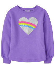 Girls discount sequin sweatshirt