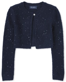 Baby glitter cardigan top