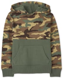 Boys store camo hoodie